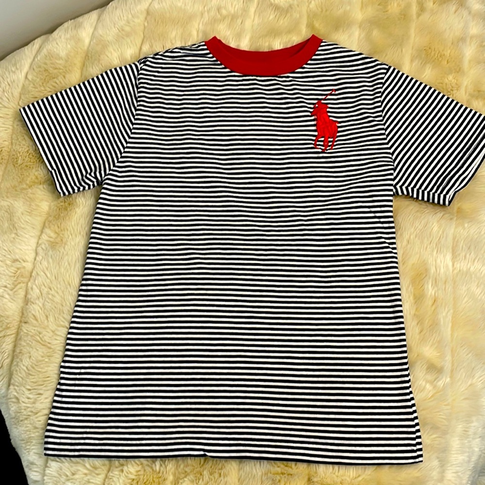 Boys Ralph Lauren Polo Striped T-shirt